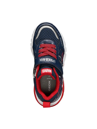 BOY'S SNEAKERS - GEOX NAVY-RED - J65LBC 014CE 5