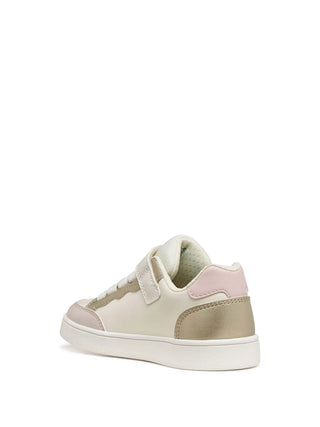 GIRL'S SNEAKERS - GEOX IVORY - J65LRB 054AJ 3