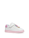 GIRL'S SNEAKERS - GEOX WHITE-PINK - J65LRF 000BC 2