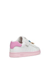GIRL'S SNEAKERS - GEOX WHITE-PINK - J65LRF 000BC 4