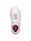 GIRL'S SNEAKERS - GEOX WHITE-PINK - J65LRF 000BC 5