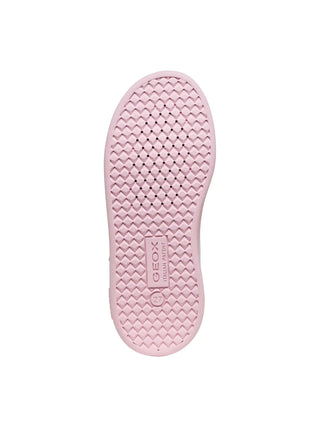 GIRL'S SNEAKERS - GEOX WHITE-PINK - J65LRF 000BC 6