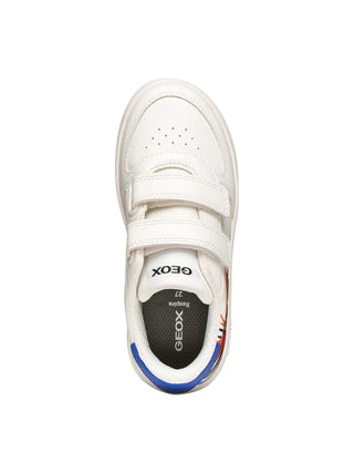 SNEAKERS RAGAZZO - GEOX BIANCO-BLU - J65LSD 0FU54 5