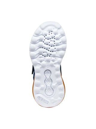 BOY'S SNEAKERS - GEOX NAVY-ORANGE - J65LYA 011CE 6