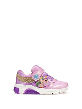 GIRL'S SNEAKERS - GEOX PINK-LILAC - J65M4B 0ANKC