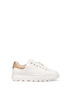 GIRLS' SNEAKERS - GEOX WHITE-PINK - J65MRA 00085 1