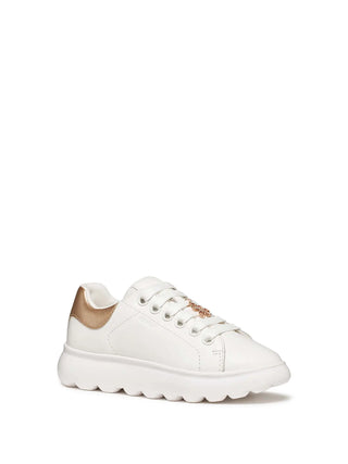 GIRLS' SNEAKERS - GEOX WHITE-PINK - J65MRA 00085 2
