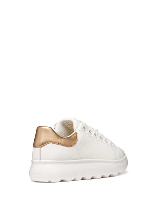 GIRLS' SNEAKERS - GEOX WHITE-PINK - J65MRA 00085 4