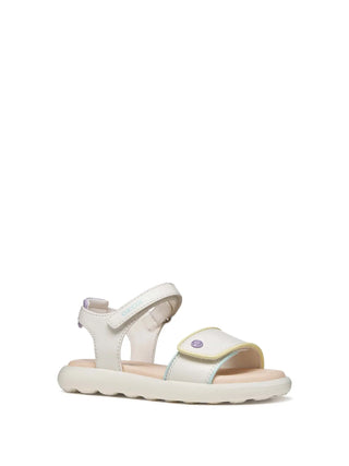 GIRL'S SANDAL - GEOX WHITE-MULTI - J65MSC 05402 2