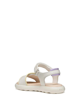GIRL'S SANDAL - GEOX WHITE-MULTI - J65MSC 05402 3