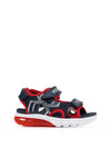BOY'S SANDAL - GEOX NAVY-RED - J65MXB 014CE 1
