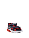 BOY'S SANDAL - GEOX NAVY-RED - J65MXB 014CE 2