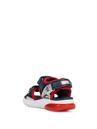 BOY'S SANDAL - GEOX NAVY-RED - J65MXB 014CE 3