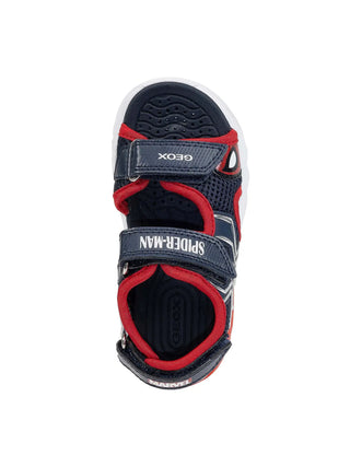 BOY'S SANDAL - GEOX NAVY-RED - J65MXB 014CE 5