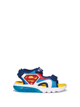 SANDALO RAGAZZO - GEOX BLU-ROSSO - J65MXC 01454