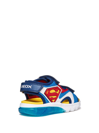 BOY SANDAL - GEOX BLUE-RED - J65MXC 01454 4