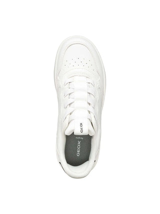 SNEAKERS RAGAZZA - GEOX BIANCO-NERO - J65NRA 05415 5
