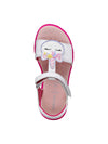 SANDALO RAGAZZA - GEOX BIANCO-FUXIA - J65P1C 000HH 5