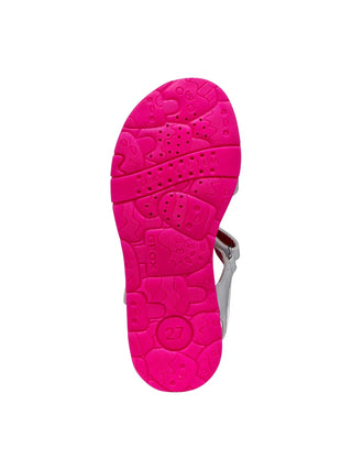 SANDALO RAGAZZA - GEOX BIANCO-FUXIA - J65P1C 000HH 6