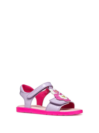 SANDALO RAGAZZA - GEOX LILLA-FUXIA - J65P1C 000HH 2