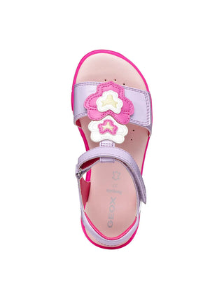 SANDALO RAGAZZA - GEOX LILLA-FUXIA - J65P1C 000HH 5