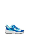 BOY'S SNEAKERS - GEOX WHITE-LIGHT BLUE - J65P7F 01454 1