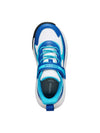 BOY'S SNEAKERS - GEOX WHITE-LIGHT BLUE - J65P7F 01454 5