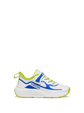 SNEAKERS RAGAZZO - GEOX BIANCO-BLU - J65P7F 01454