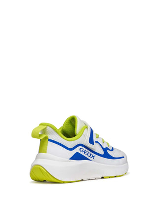 SNEAKERS RAGAZZO - GEOX BIANCO-BLU - J65P7F 01454 4