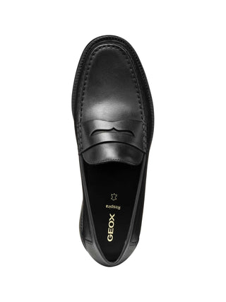 MEN'S LOAFER - GEOX BLACK - U55HVD 00043 5