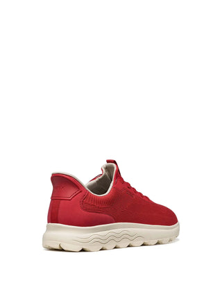 SNEAKERS UOMO - GEOX ROSSO - U55MPA 06KEK 4
