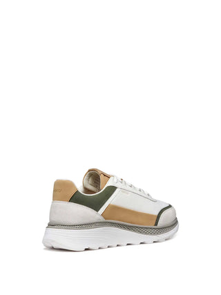MEN'S SNEAKERS - GEOX WHITE-GREEN - U65HUC 014EK 4