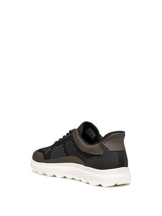 SNEAKERS UOMO - GEOX NERO-VERDE - U65MPE 06KEK 3