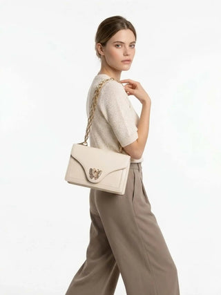 WOMEN'S SHOULDER BAG - TOSCA BLU IVORY - SS2610B002 4