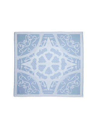 WOMEN'S SCARF - GUESS BLUE - AW5446 VIS03