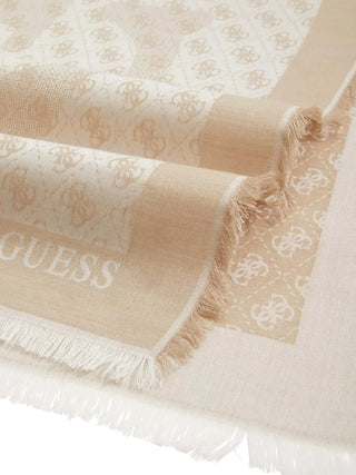 WOMEN'S SCARF - GUESS WHITE - AW5448 POL03 3