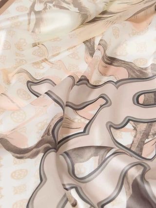 WOMEN'S SCARF - GUESS TAUPE - AW5491 POL03 2