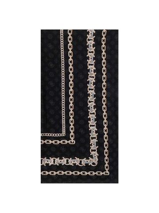WOMEN'S SCARF - GUESS BLACK - AW5494 VIS03