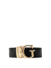 WOMEN'S BELT - GUESS BLACK-TAUPE - BW7861 P3430 1