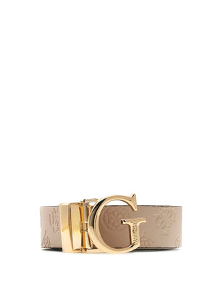 WOMEN'S BELT - GUESS BLACK-TAUPE - BW7861 P3430 3
