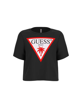 WOMEN'S T-SHIRT - GUESS UNDERWEAR BLACK - E02I01 JA914