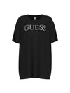 T-SHIRT DONNA - GUESS UNDERWEAR NERO - E5GI07 K68D2 1