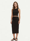 WOMEN'S SKIRT - GUESS UNDERWEAR BLACK - E6GD04 KG322 2
