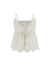 WOMEN'S TOP - GUESS UNDERWEAR CREAM - E6GH04 WP320 1