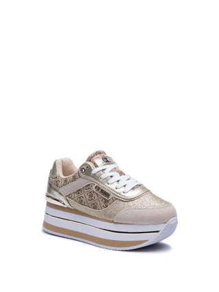 SNEAKERS DONNA - GUESS BEIGE-MARRONE - FL5HNS FAL12 2