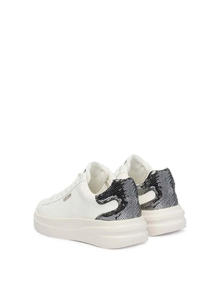WOMEN'S SNEAKERS - GUESS WHITE-SILVER - FLFE10 ELE12 3