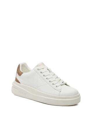 WOMEN'S SNEAKERS - GUESS WHITE-BEIGE - FLJELB FAL12 2