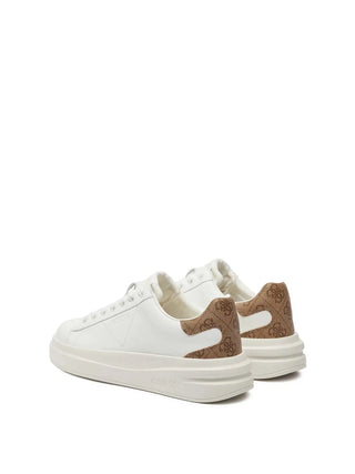 WOMEN'S SNEAKERS - GUESS WHITE-BEIGE - FLJELB FAL12 3