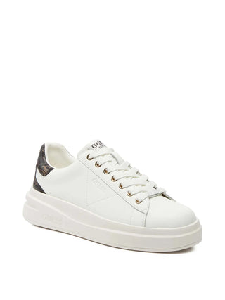 WOMEN'S SNEAKERS - GUESS WHITE-BROWN - FLJELB FAL12 2