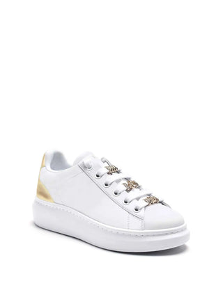 SNEAKERS DONNA - GUESS BIANCO-PLATINO - FLJFIO ELE12